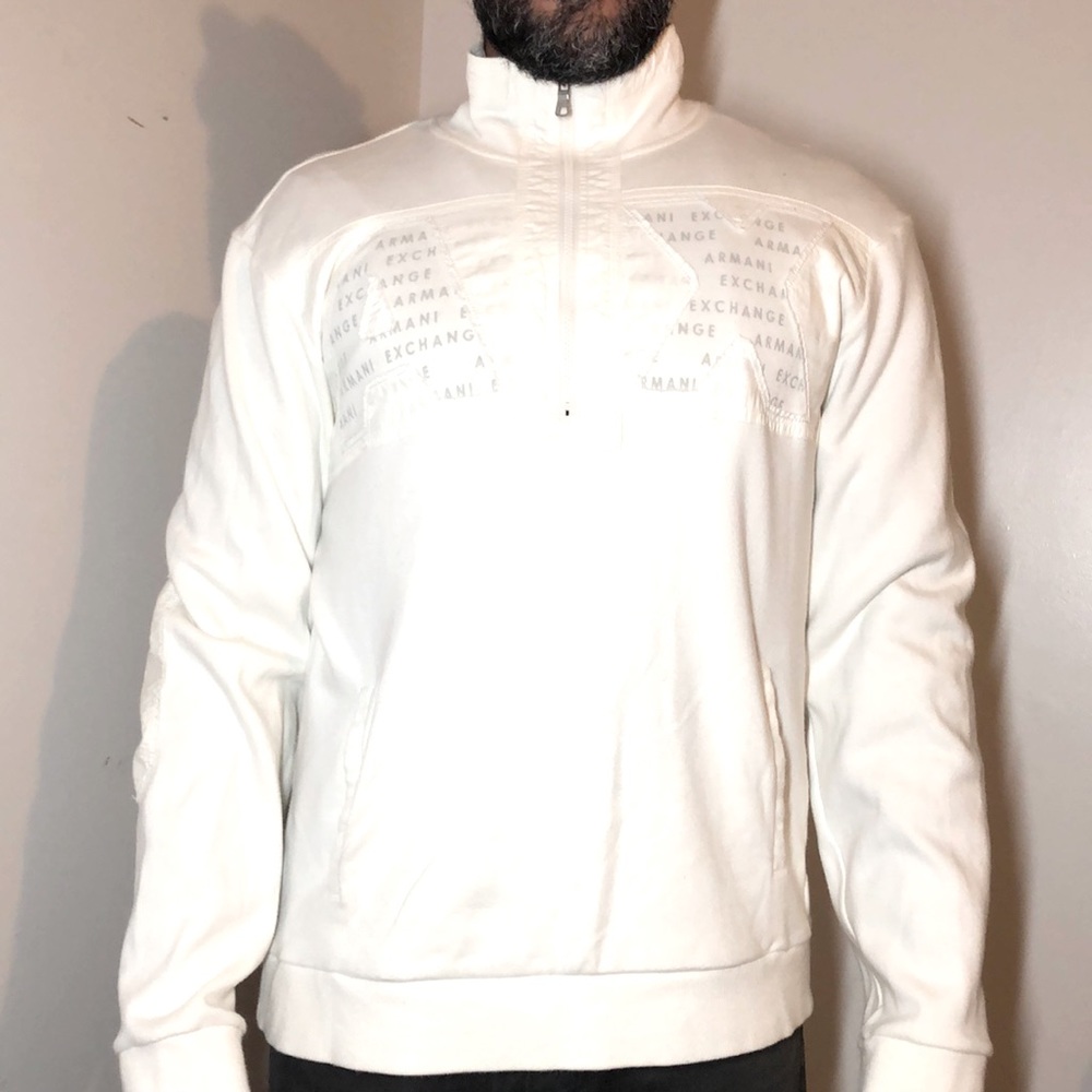 Armani Exchange quarter zip pullover